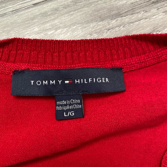 2 Tommy Hilfiger Cardigans red and black - Picture 6 of 6